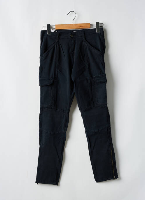 Pantalon cargo poches taille basse noir SCHOOL RAG femme