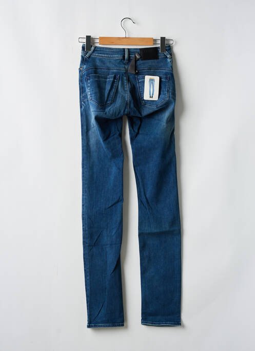 Jeans coupe slim stretch taille normale bleu SCHOOL RAG femme