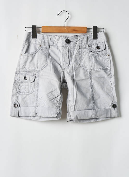Short fermeture zippée sous rabat boutonné taille normale gris MEXX femme