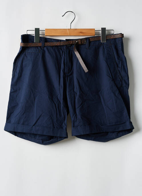 Short fermeture zippée sous rabat boutonné taille normale bleu MEXX femme