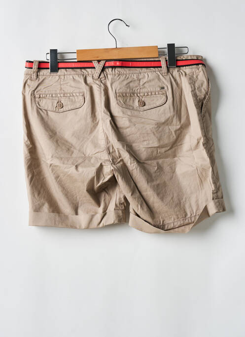 Short fermeture zippée sous rabat boutonné taille normale marron MEXX femme