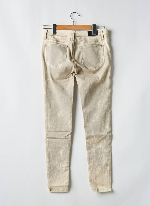 Pantalon slim beige REIKO femme