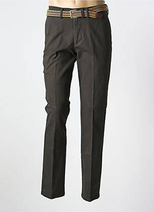 Pantalon chino poches taille normale vert LCDN homme