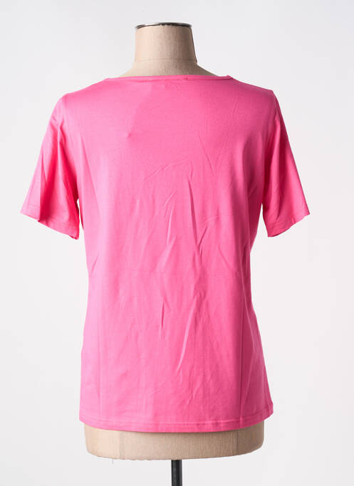 T-shirt stretch manches courtes rose TELMAIL femme