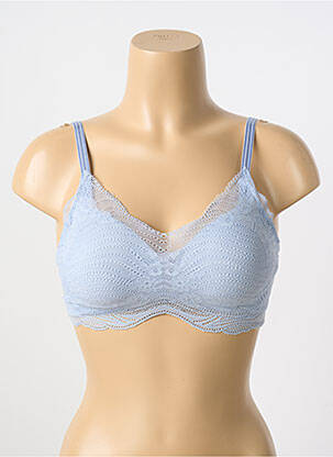 Soutien-gorge sans armature haut soutien-gorge moulé bleu TRIUMPH femme