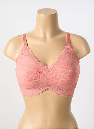 Soutien-gorge sans armature haut soutien-gorge moulé rose TRIUMPH femme