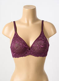 Soutien-gorge légère et transparente haut soutien-gorge emboitant violet TRIUMPH femme