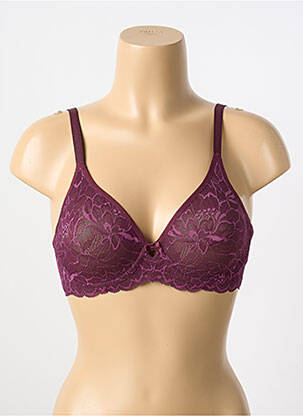 Soutien-gorge légère et transparente haut soutien-gorge emboitant violet TRIUMPH femme