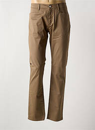 Pantalon droit coupe droite beige LA CIBLE ROUGE homme