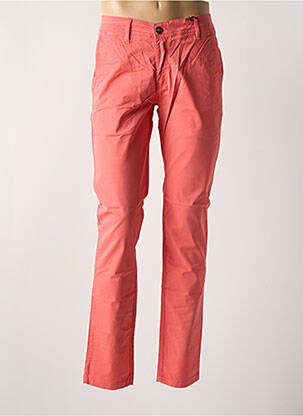 Pantalon chino poches rose LA CIBLE ROUGE homme
