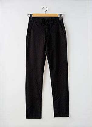 Pantalon chino poches noir LA CIBLE ROUGE homme