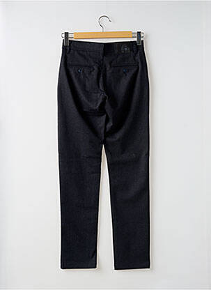 Pantalon slim fermeture zippée sous rabat boutonné gris LA CIBLE ROUGE homme