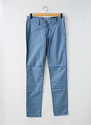 Pantalon chino poches bleu LA CIBLE ROUGE homme
