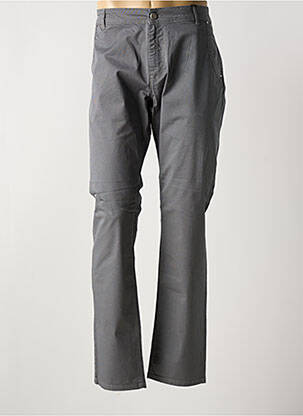 Pantalon droit coupe droite gris LA CIBLE ROUGE homme