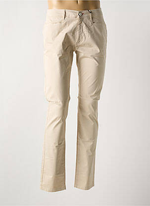 Pantalon droit coupe droite beige LA CIBLE ROUGE homme