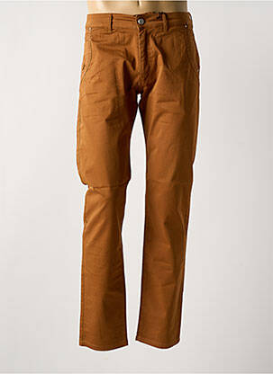 Pantalon chino poches marron LA CIBLE ROUGE homme