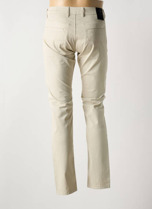 Pantalon chino beige LA CIBLE ROUGE pour homme