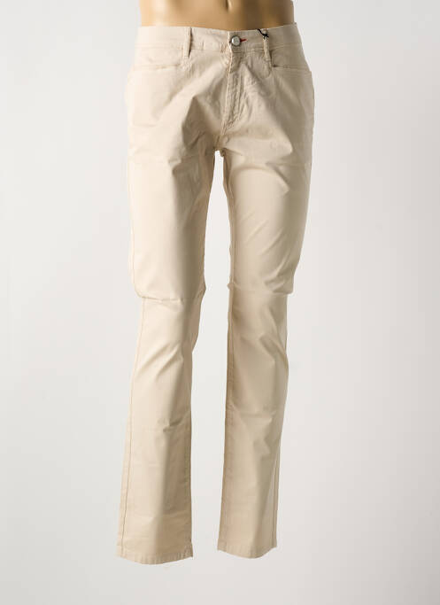 Pantalon droit beige LA CIBLE ROUGE pour homme