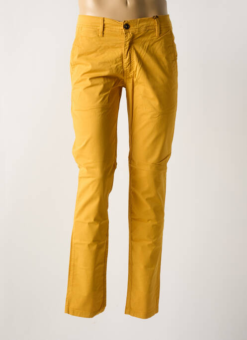 Pantalon chino jaune LA CIBLE ROUGE pour homme