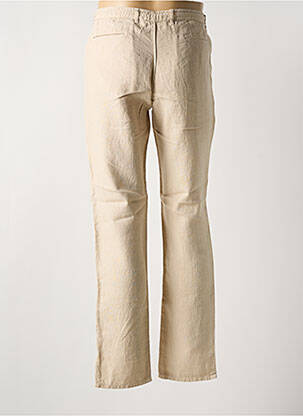 Pantalon droit coupe droite beige LA CIBLE ROUGE homme