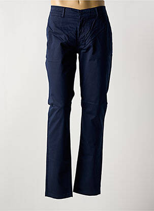 Pantalon droit coupe droite bleu LA CIBLE ROUGE homme