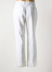 Pantalon slim blanc LA CIBLE ROUGE pour homme seconde vue
