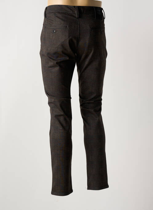 Pantalon slim marron LA CIBLE ROUGE pour homme