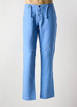 Pantalon droit coupe droite bleu LA CIBLE ROUGE homme