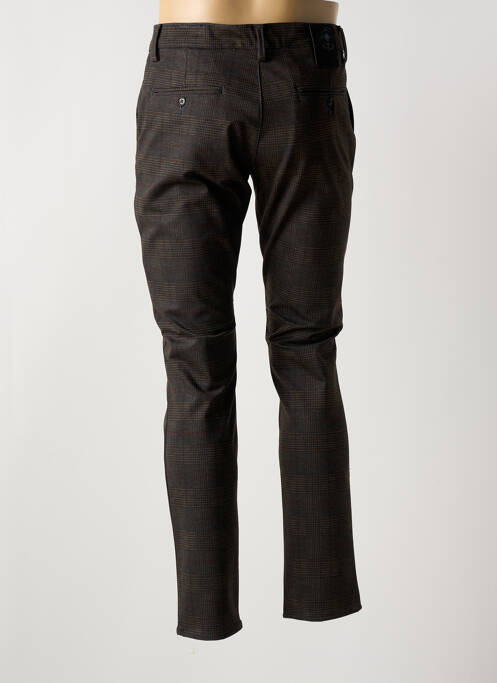 Pantalon slim marron LA CIBLE ROUGE pour homme