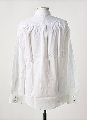 Chemisier coupe cintrée manches longues blanc LA CIBLE ROUGE femme