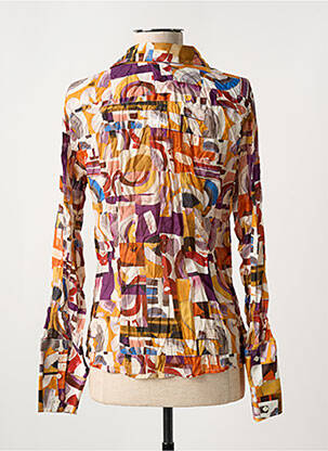 Chemisier coupe cintrée manches longues orange LA CIBLE ROUGE femme