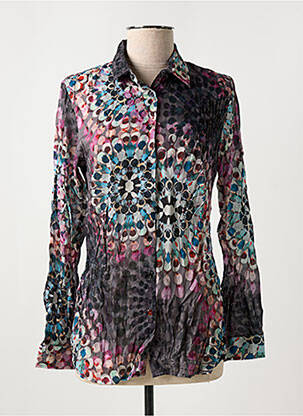 Chemisier coupe cintrée manches longues violet LA CIBLE ROUGE femme