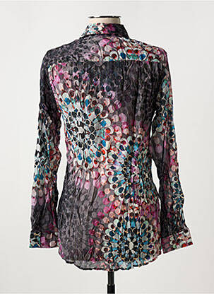 Chemisier coupe cintrée manches longues violet LA CIBLE ROUGE femme
