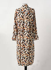 Robe mi-longue marron LA CIBLE ROUGE pour femme seconde vue