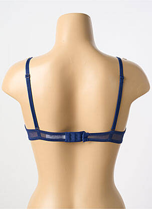 Soutien-gorge effet matière satinée haut soutien-gorge emboitant bleu SIMONE PERELE femme