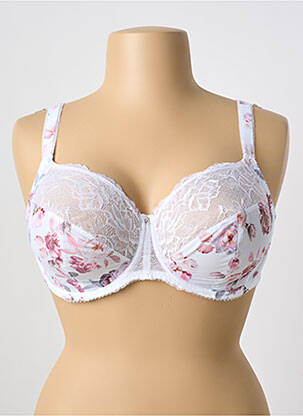 Soutien-gorge effet matière satinée haut soutien-gorge emboitant blanc FANTASIE femme