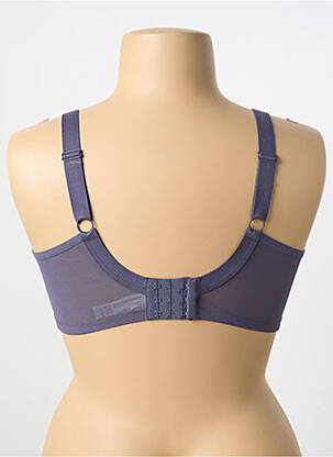 Soutien-gorge effet matière satinée haut soutien-gorge emboitant violet ELOMI femme