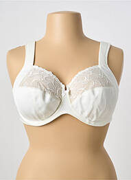 Soutien-gorge broderie haut soutien-gorge emboitant beige ANITA femme
