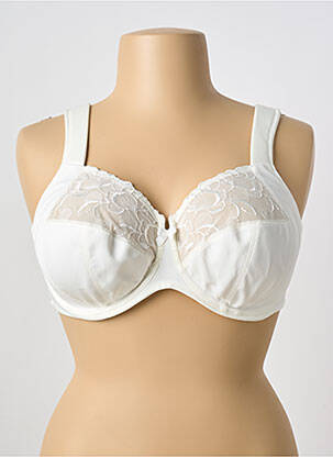 Soutien-gorge broderie haut soutien-gorge emboitant beige ANITA femme