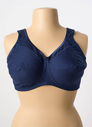 Soutien-gorge sans armature haut soutien-gorge emboitant bleu ANITA femme