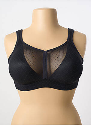 Soutien-gorge sans armature haut soutien-gorge emboitant noir ROSA FAIA femme
