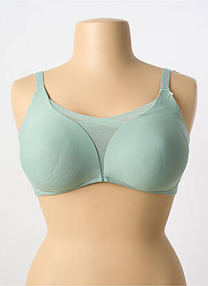 Soutien-gorge effet matière satinée haut soutien-gorge moulé vert TRIUMPH femme