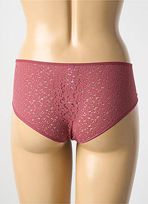 Shorty tissage satiné rose CHANTELLE femme