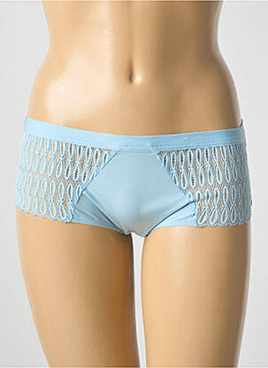 Shorty tissage satiné bleu TRIUMPH femme