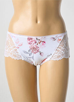 Shorty tissage satiné blanc FANTASIE femme