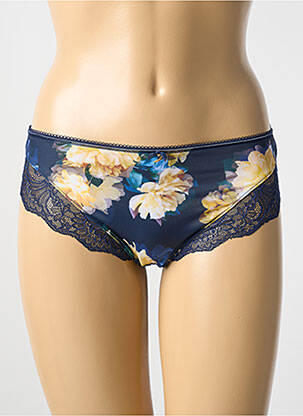 Culotte tissage satiné bleu FANTASIE femme