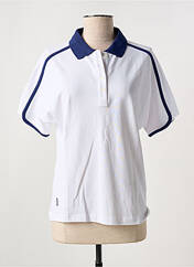 Polo blanc VICOMTEA pour femme seconde vue