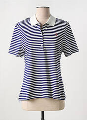 Polo bleu VICOMTEA pour femme seconde vue