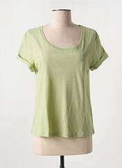 T-shirt vert VICOMTEA pour femme seconde vue