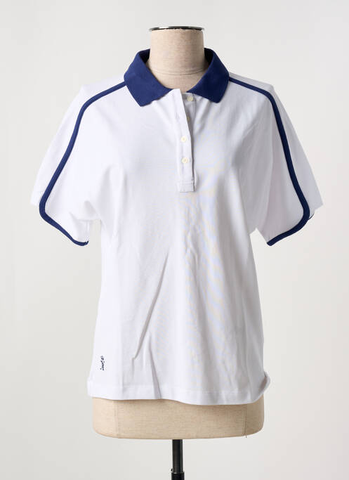 Polo blanc VICOMTEA pour femme